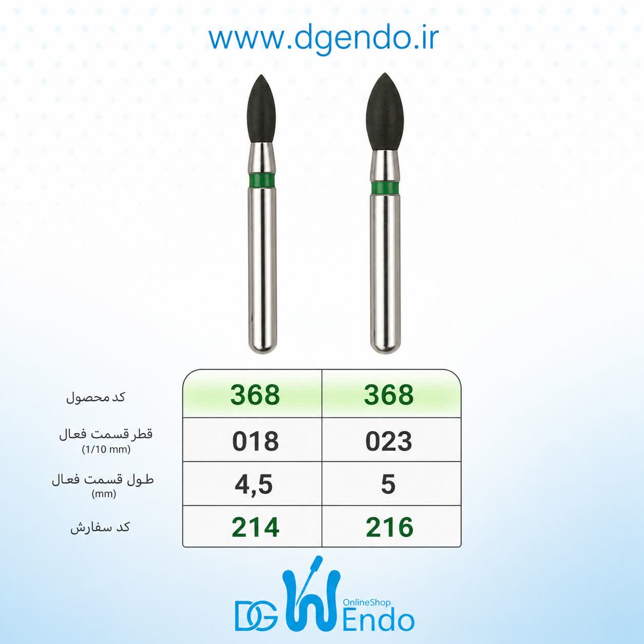 فرز الماسه تراش شعله شمعی 368