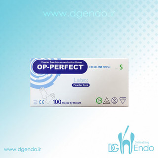 دستکش لاتکس بدون پودر اوپی پرفکت OP Perfect